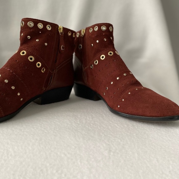Geox Respira European Size 39 Suede Rust Bootie - Picture 6 of 16